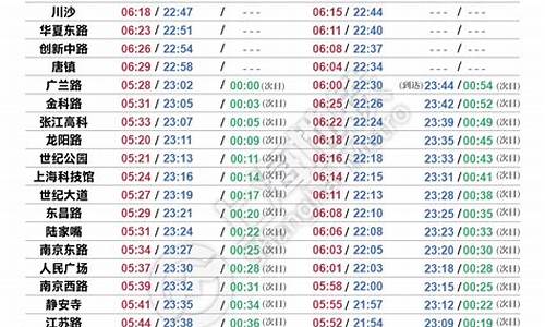 上海汽车站时间表_上海汽车站新时刻表