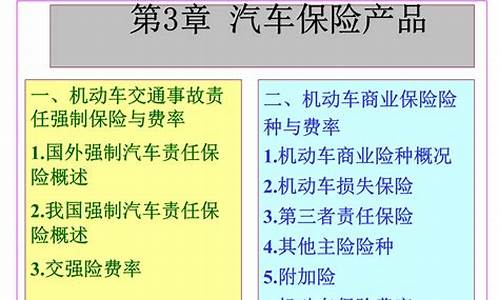 汽车保险分为哪三大部分-汽车保险包括哪些层次